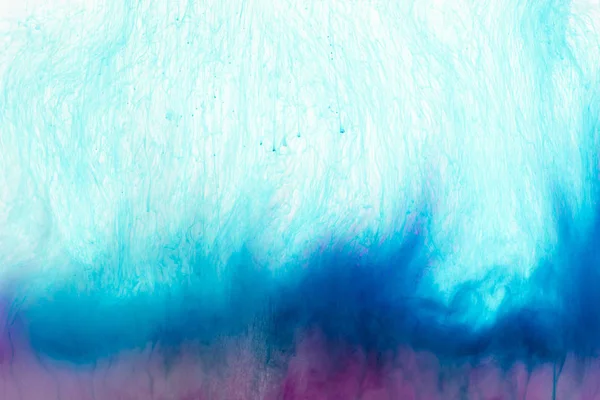 Close View Pink Blue Paint Splashes — Stock Photo, Image