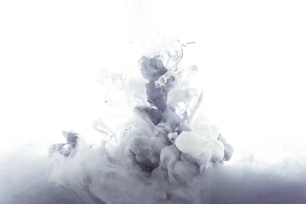 Μονοχρωματικό Χρώμα Γκρι Splash Απομονώνονται Λευκό — Φωτογραφία Αρχείου