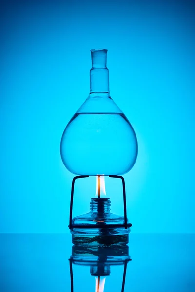 Warming Substance Chemical Analysis Blue — Stock Photo, Image