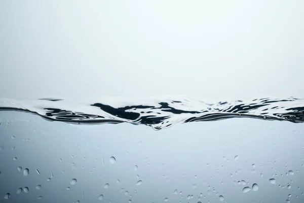 Textura Con Salpicaduras Agua Gotas Aislado Blanco — Foto de Stock