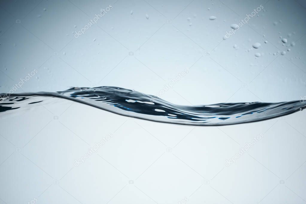 minimalistic texture with water splash, isolated on white