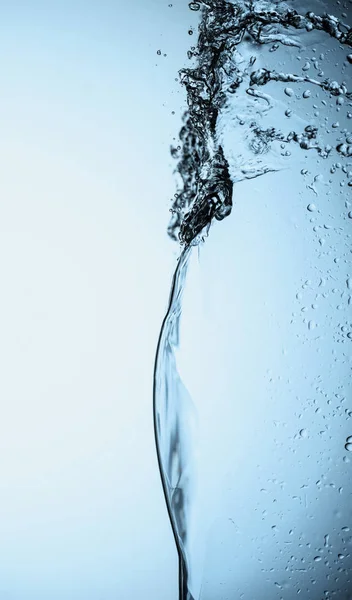 Splashing Water Texture Drops Isolated White — Stock Photo, Image