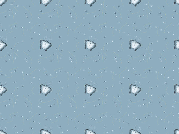 seamless texture with melting ice cubes, isolated on gray