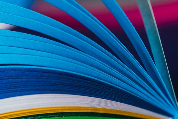 Close Blue Quilling Paper Curves — Stock Photo, Image