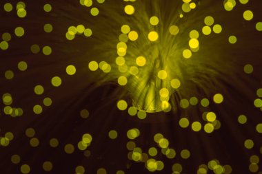 blurred glowing yellow fiber optics texture  clipart