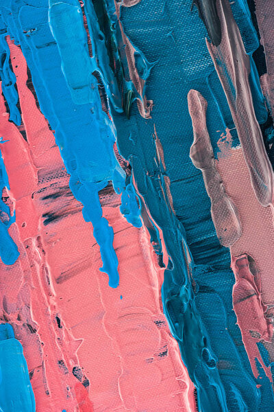 close up of abstract background with oil paint brush strokes 