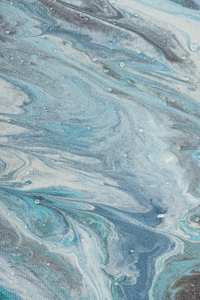 光の青とグレーのアクリル絵の具で抽象的な背景 — ストック写真