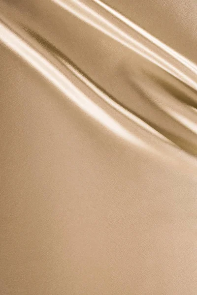 Golden Shiny Satin Fabric Background — Stock Photo, Image