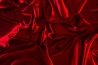 red shiny silk fabric background clipart