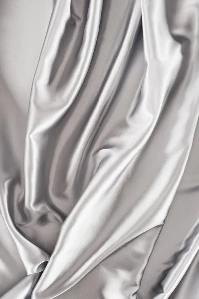Зім Ятий Срібний Атласний Тканинний Фон — стокове фото