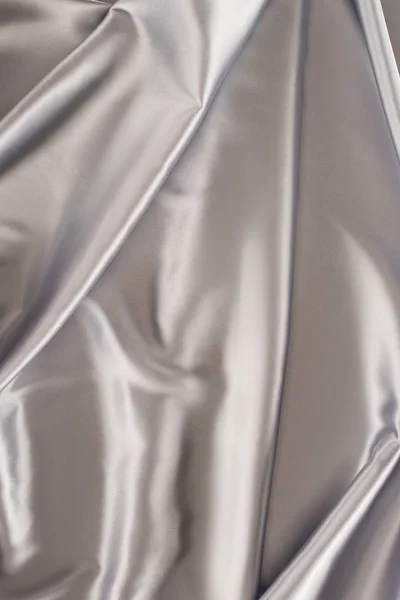 Сріблястий Тонкий Атласний Тканинний Фон — стокове фото