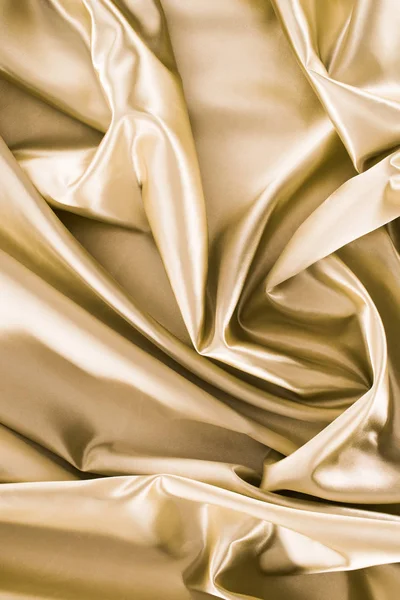 Bronze Shiny Silk Fabric Background — Stock Photo, Image