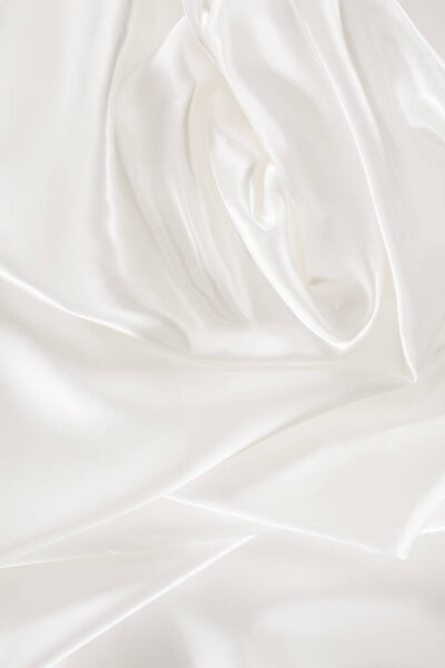 белый мягкий блестящий атласная ткань фона
