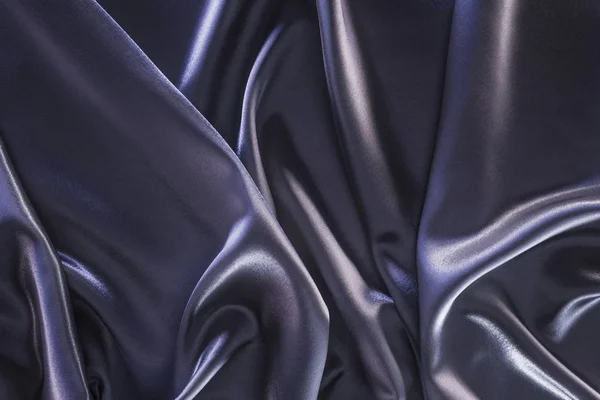 Dark Violet Shiny Silk Fabric Background — Stock Photo, Image