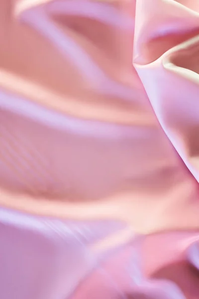 Beige Pink Beautiful Silk Fabric Background — Stock Photo, Image