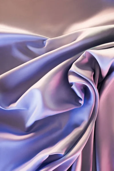 Beige Violet Shiny Silk Fabric Background — Stock Photo, Image