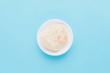 plaka ile mavi, Pesah masal kavramı izole matza Üstten Görünüm
