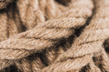 close up view of nautical brown rope clipart