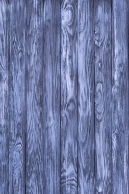 Wooden fence planks background painted in blue clipart