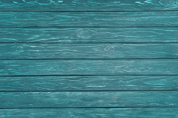 Wooden Planks Painted Petrol Background — Stock Photo, Image