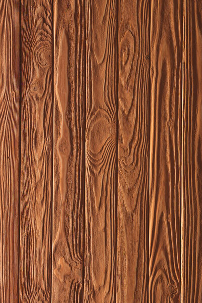 Wooden fence planks background painted in copper