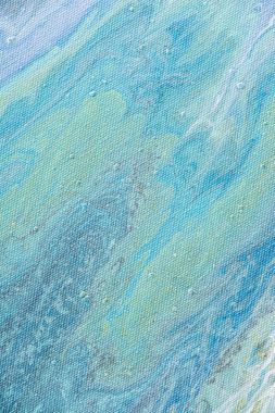 close up of abstract texture with light blue acrylic paint  clipart