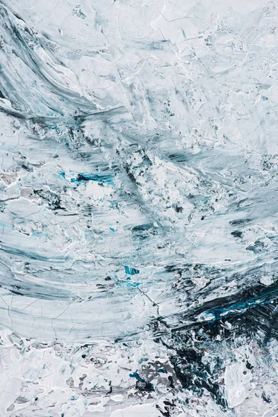 Background Light Blue White Brush Strokes Oil Paint — Stock Photo, Image