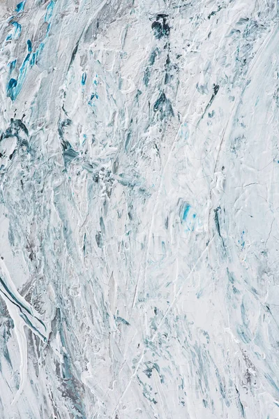 Künstlerischen Hintergrund Mit Hellblauen Und Weißen Pinselstrichen Von Ölfarbe — Stockfoto