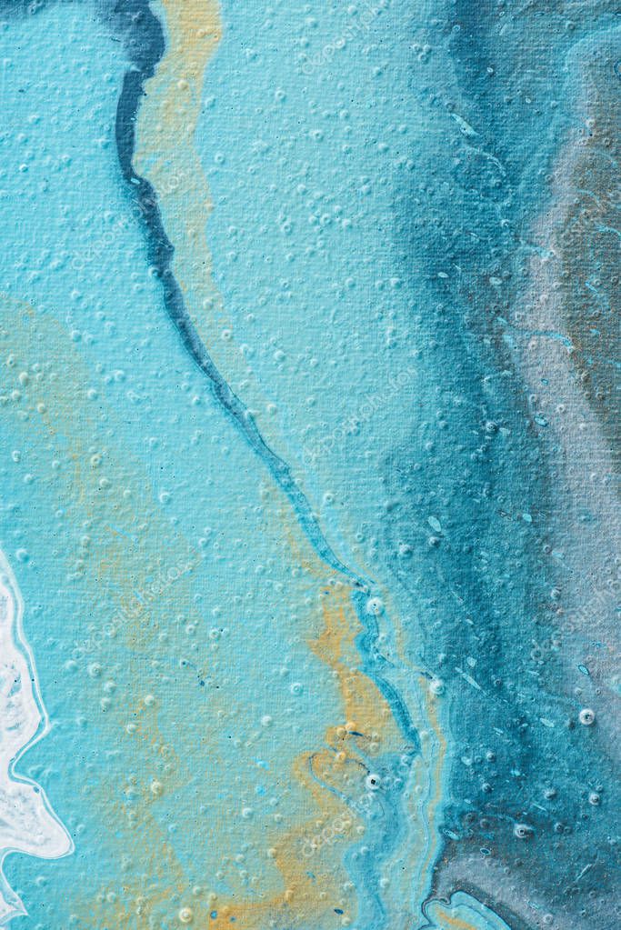 Abstract Light Blue Texture Acrylic Painting — Stock Photo