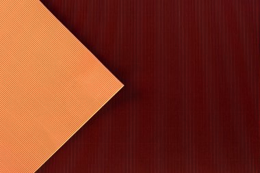 Düzenlenmiş renkli kağıtlar arka plan Üstten Görünüm