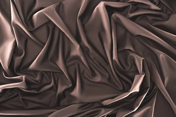 Full Frame Folded Dark Silk Cloth Background — Stock Photo, Image