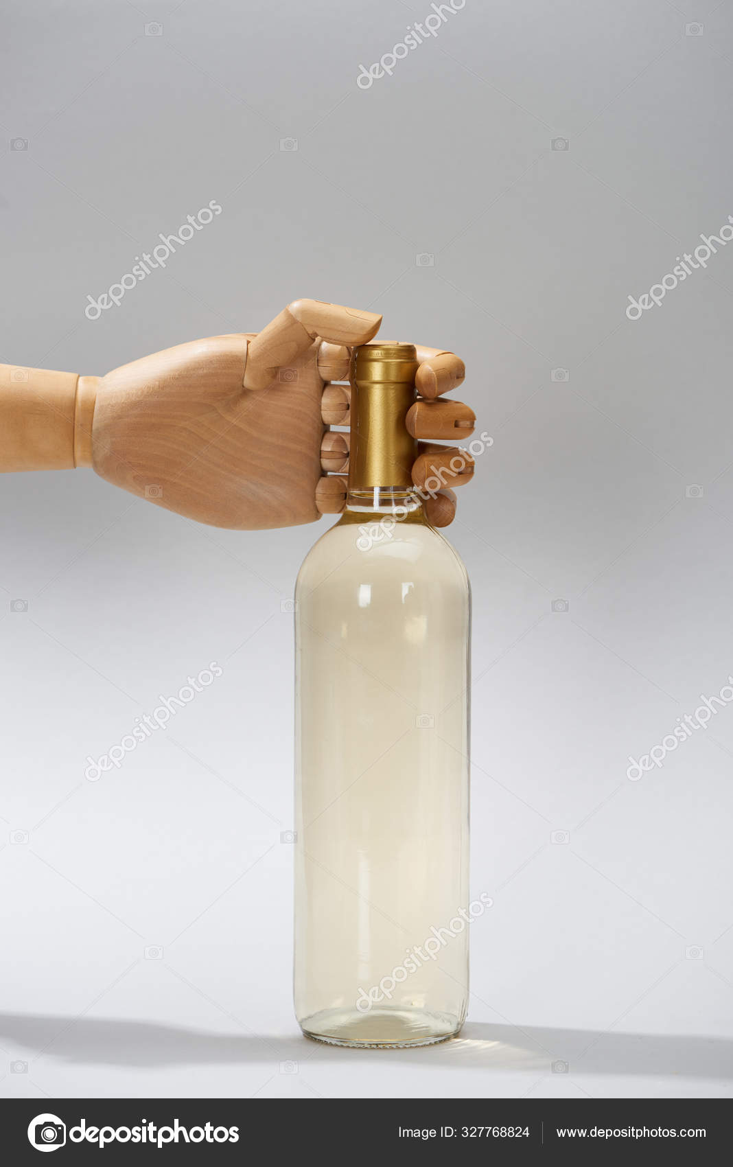 wooden doll bottle