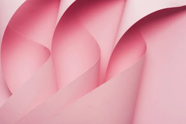 Abstract Pink Paper Swirls Pink Background — 스톡 사진