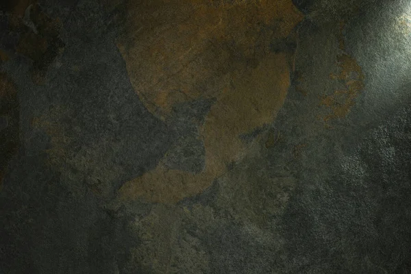 Prisma Ligero Con Viga Sobre Fondo Textura Piedra Oscura — Foto de Stock