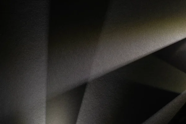 Prisma Luz Con Vigas Sobre Fondo Textura Oscura — Foto de Stock