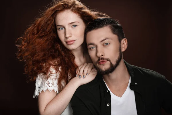 Young elegant couple — Stock Photo