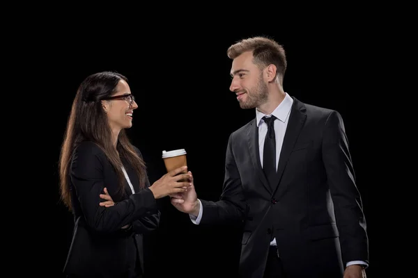 Geschäftsleute in Kaffeepause — Stockfoto