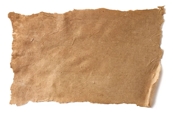 Aged brown paper texture — Stock Photo