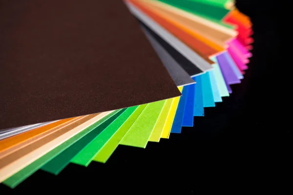 Vários papéis coloridos — Fotografia de Stock
