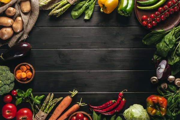 Fresh vegetables background — Stock Photo