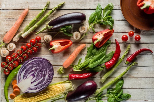 Légumes mûrs biologiques — Photo de stock