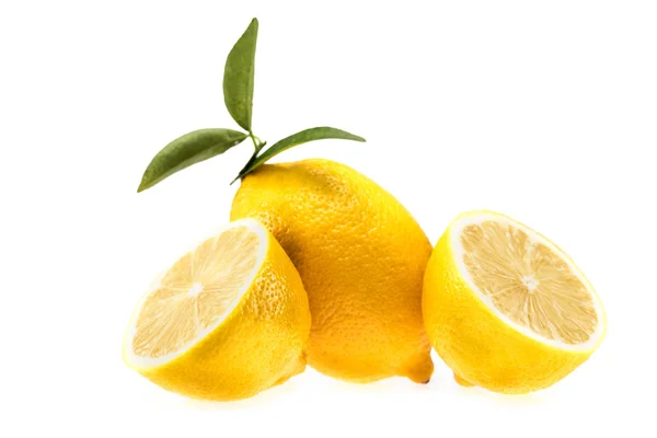 Жовтий соковиті лимони — стокове фото