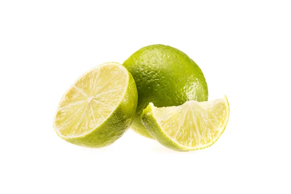 Limes and mint leaves — Stock Photo
