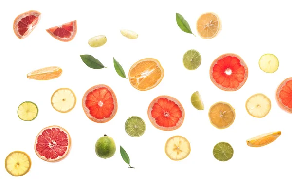 Sliced citrus fruits — Stock Photo