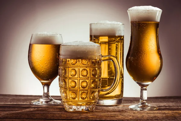 Beer glasses — Stock Photo