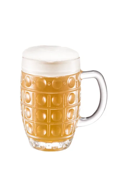 Mug of cold beer — Stock Photo