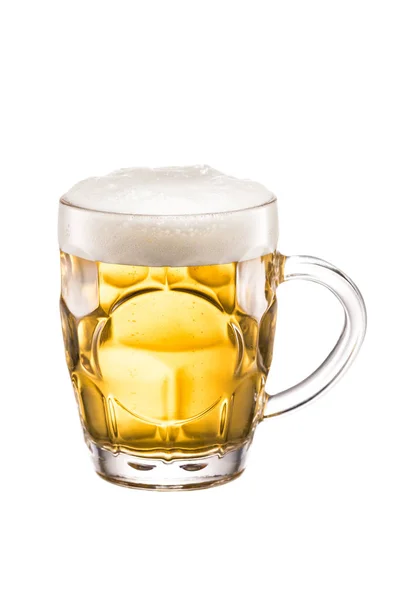 Vaso de cerveza fresca - foto de stock