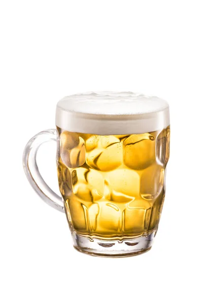 Vaso de cerveza fresca - foto de stock