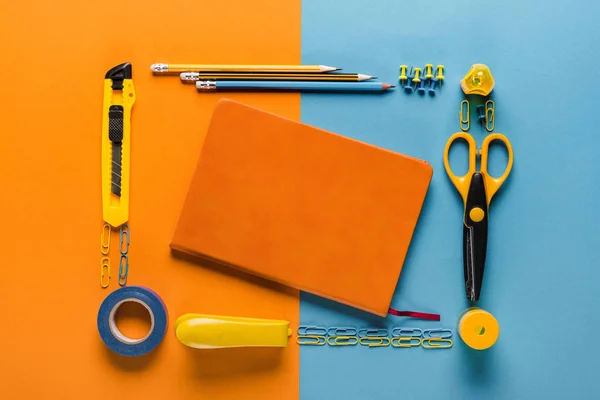 Composition of school supplies — Stock Photo