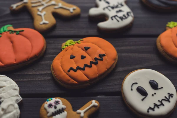 Homemade halloween cookies — Stock Photo